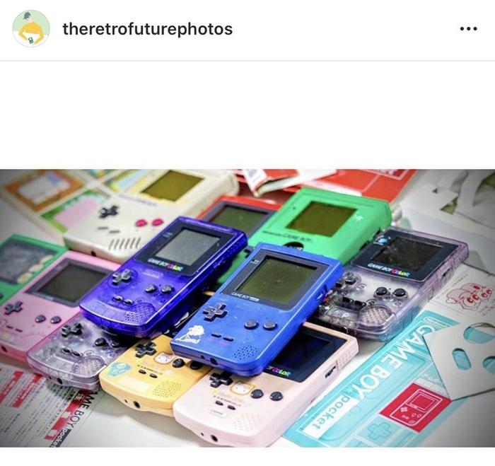 ▲Eillot 在 Instagram 晒出的 Game Boy