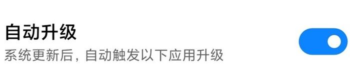 ▲小米 MIUI 12 开发版 20.9.17 自动升级选项