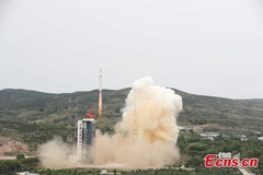 China launches four satellites in one rocket
