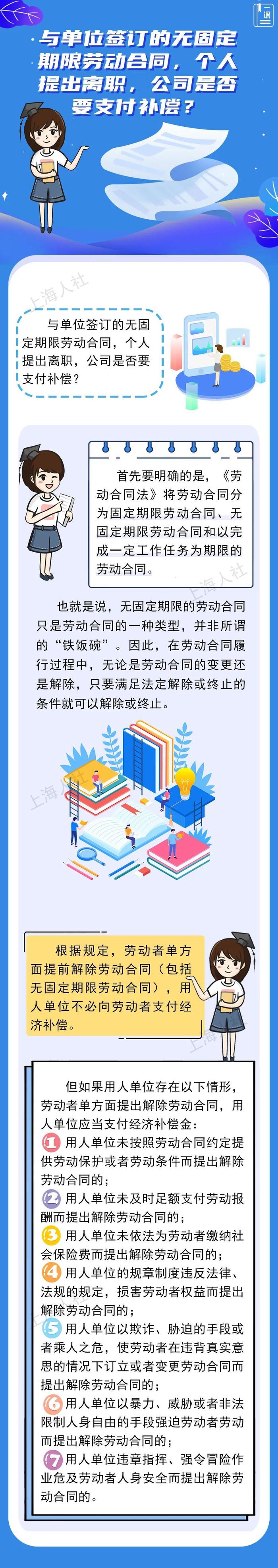 【提示】劳动者单方面提前解除无固定期限劳动合同，公司是否要支付补偿？