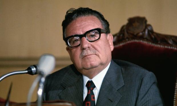 1973年,智利总统萨尔瓦多·阿连德。 图自美国贝特曼档案馆