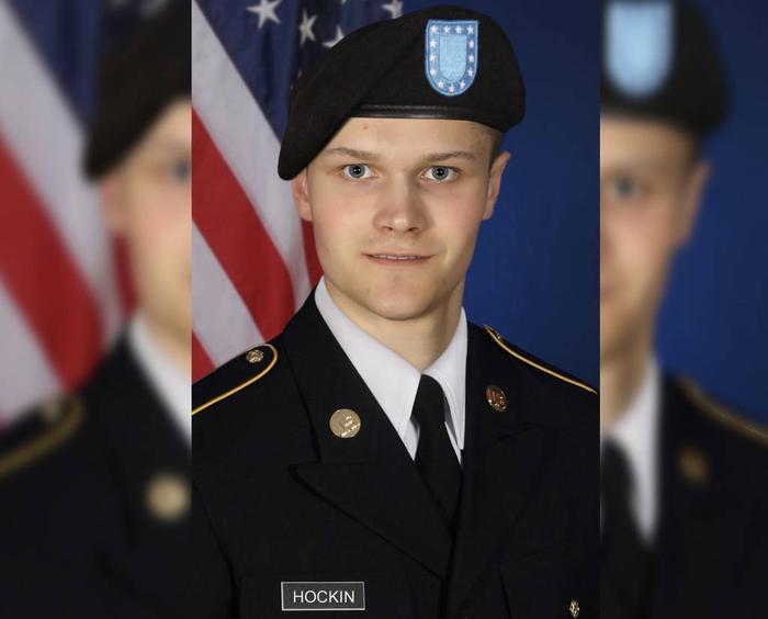 美国陆军公布的死亡士兵麦克斯韦·霍金照片