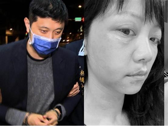 民进党“立委”高嘉瑜(右)被男友林秉枢(左)施暴,多名民进党人与其撇清关系。图自台湾“中时新闻网”