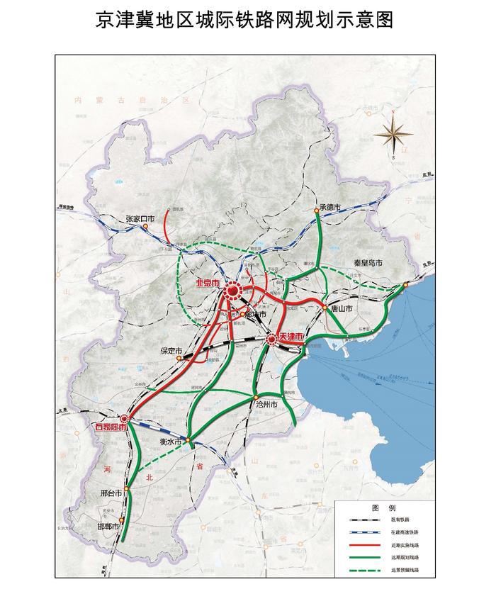 图注:“四纵四横一环”主骨架 图源:国家发改委