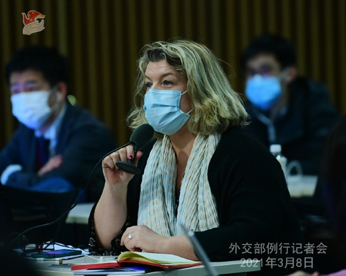 3月8日外交部例行记者会(全文)