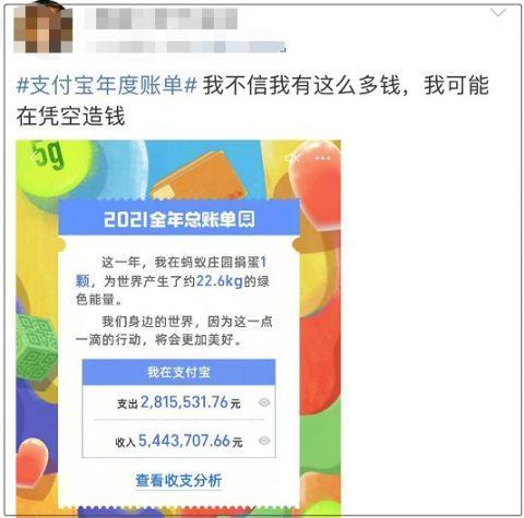 微信、支付宝年度账单出炉！网友：我怎么又在凭空造钱？