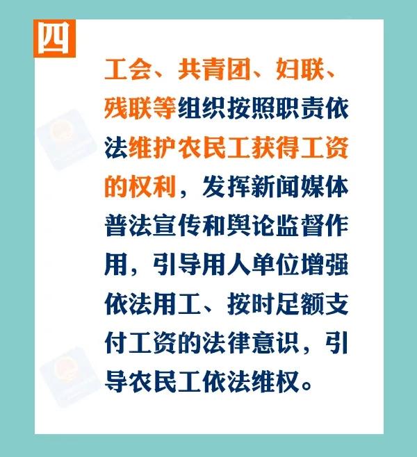 确保按时足额支付农民工工资，由谁负责？