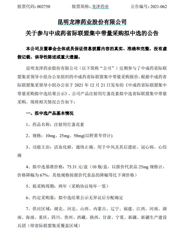 15天12次涨停！中成药首次带量集采，中药股“吃兴奋剂”！集采价最高降超80%，有的单价仅8分钱