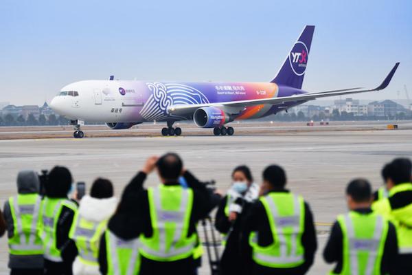 圆通首架宽体机入列  “亚运号”B767货机加码备战杭州2022年亚运会