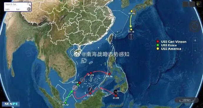 枢密院十号：三艘，不，四艘美国航母正向中国“最强示威”