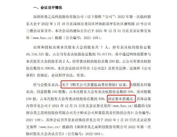 太罕见！股东1手股票直接否决议案，两名“小股东”起决定性作用，发生了什么？