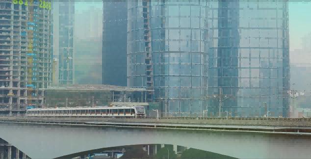 轨道9号线开通在即，陆海国际中心（重庆100）构画城市地铁穿楼奇景