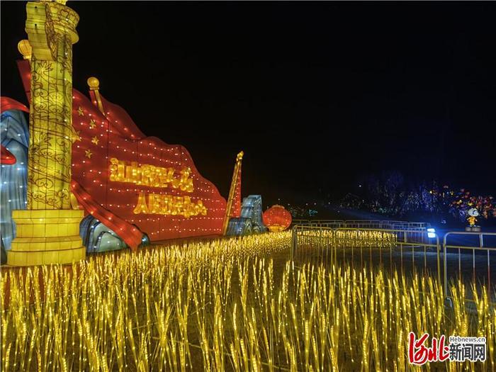 河北廊坊：春节打卡新地标 龙河花灯年味浓