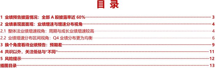 近6成公司披露去年业绩快报或预告：化工有色高增长，消费复苏不及预期、光伏风电一半不及预期