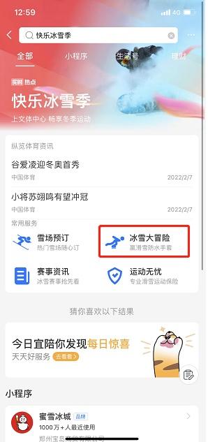支付宝冰雪大冒险在哪里？支付宝开启滑雪游戏方法分享