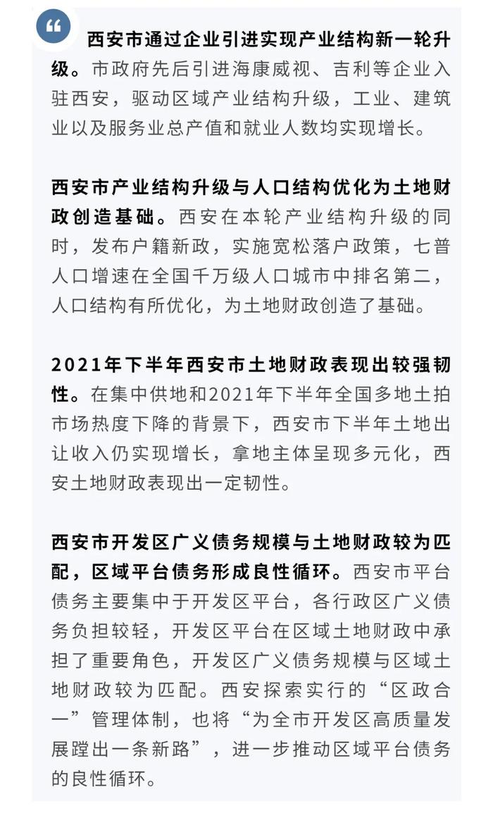 【信用】【信用市场观察】土地财政的韧性—西安平台债务的良性循环