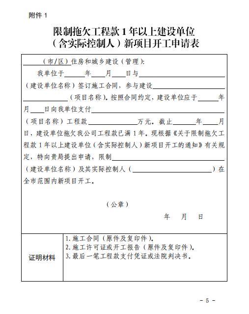 烟台新规！建设单位拖欠工程款1年以上的，限制开工建设新项目！