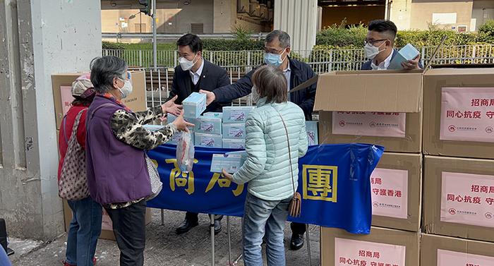 招商局深入香港社区驰援疫情防控