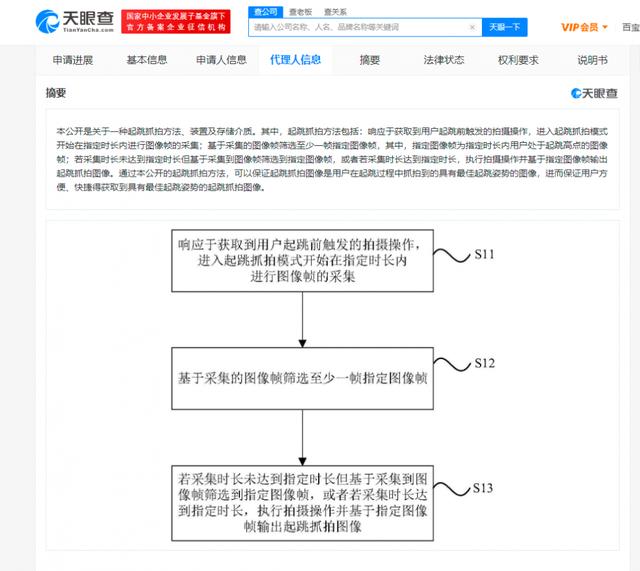 快讯！小米起跳抓拍方法专利公布：可抓拍到最佳起跳姿势