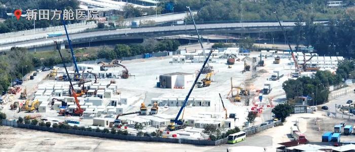 独家视频丨如火如荼！总台航拍香港八个“方舱医院”建设进度