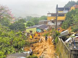 巴西暴雨导致多座城市发生人员伤亡事件