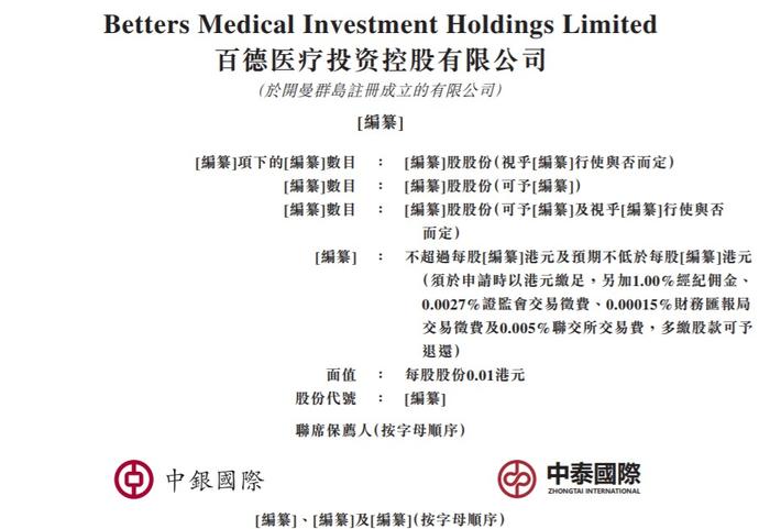 新股消息 | 百德医疗二次递表港交所 2021年收益约为人民币1.89亿元