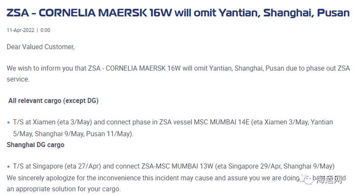 受封控影响！船公司开始取消挂靠上海港，部分货物转至其他港口卸货
