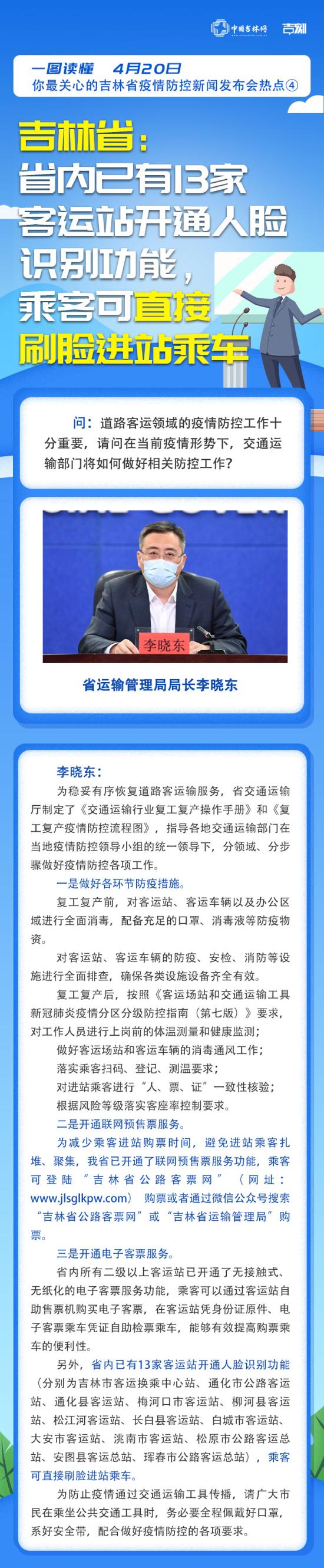 一图读懂丨吉林省：省内已有13家客运站开通人脸识别功能，乘客可直接刷脸进站乘车