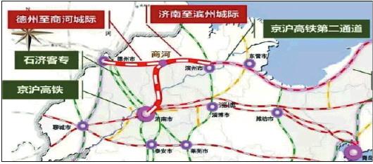 济南北部形成“T”形高铁网
