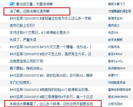 保壳悬了？股价连续9个“一字跌停”，4671户股东遭闷杀！股友：凉了，这跌法堪比退市