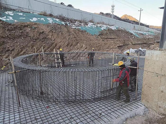 市重点项目——承德启恒固废资源综合再利用项目建设正酣