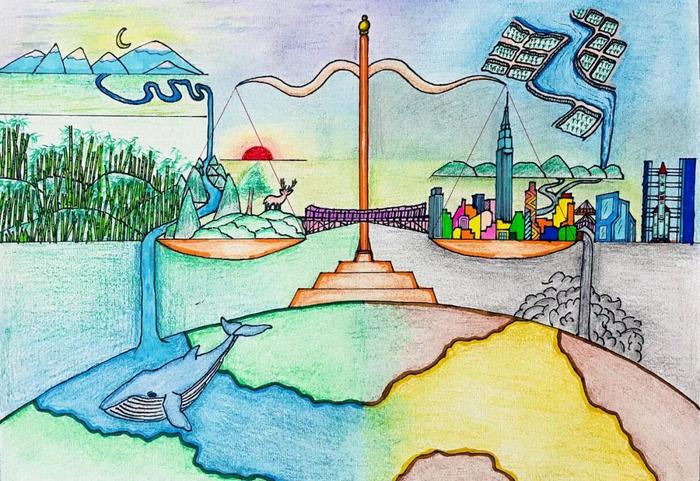 世界地球日丨童画地球——第七届世界地球日儿童画公益大赛获奖作品选登