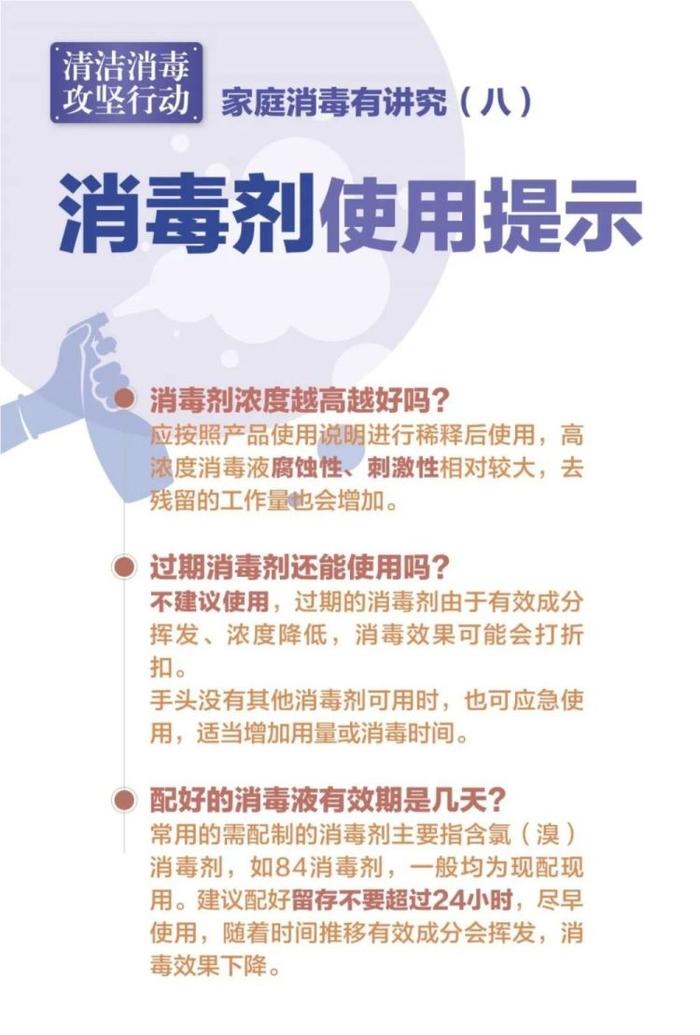 家庭清洁消毒怎么做？这十张海报说清楚了