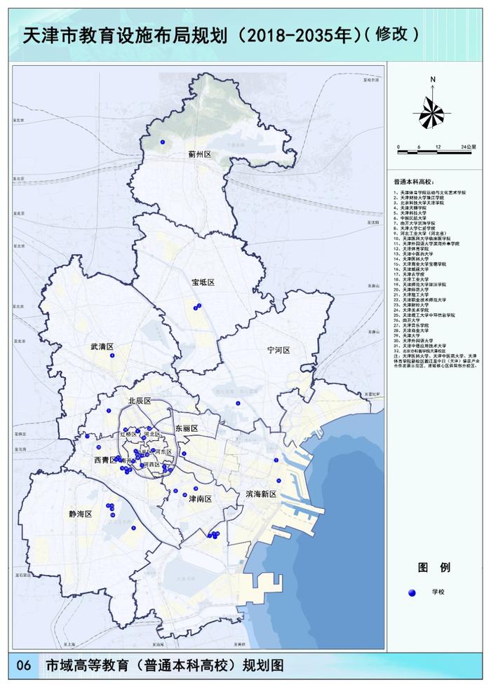 天津将形成六个高校聚集区！这些高校拟建新校区、扩建！