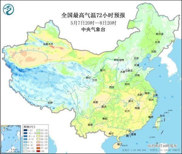 今日近半国土面积最高温冲上30℃，明起开始降温