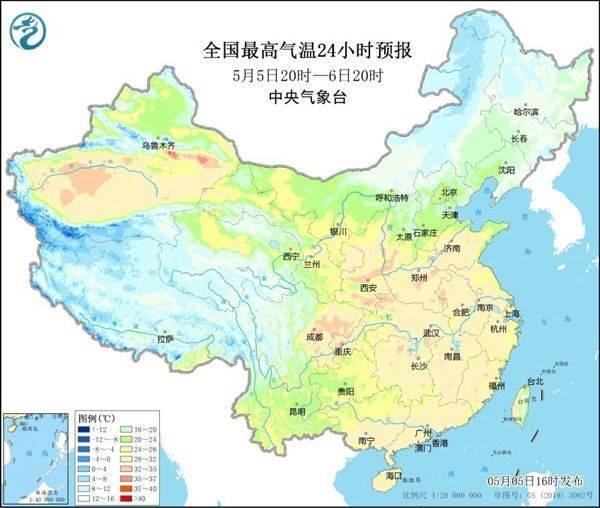 今日近半国土面积最高温冲上30℃，明起开始降温