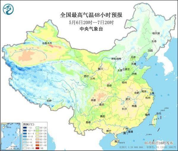 今日近半国土面积最高温冲上30℃，明起开始降温