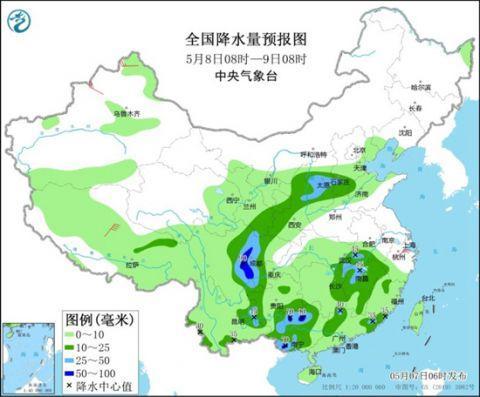 北方多地由热转凉 南方局地将遇暴雨