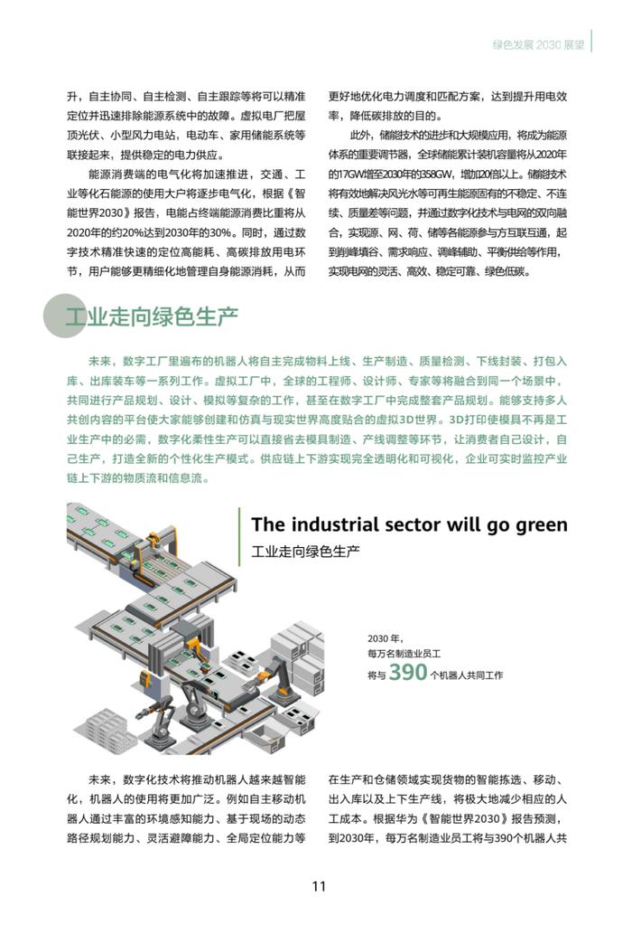 2030绿色发展预测报告全文！