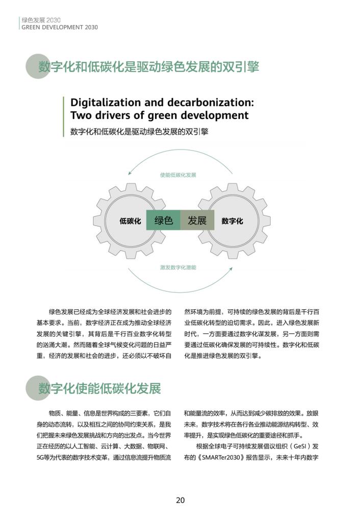 2030绿色发展预测报告全文！