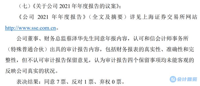 上市公司财务总监：已竭尽全力满足会计师要求，无法接受保留意见审计报告！