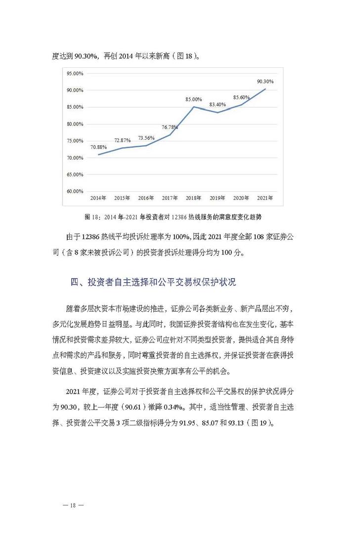 「金融号」蓝皮书证券公司投资者保护状况评价报告2022