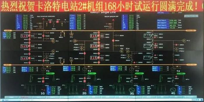 巴基斯坦卡洛特水电站1号、2号机组正式并网发电