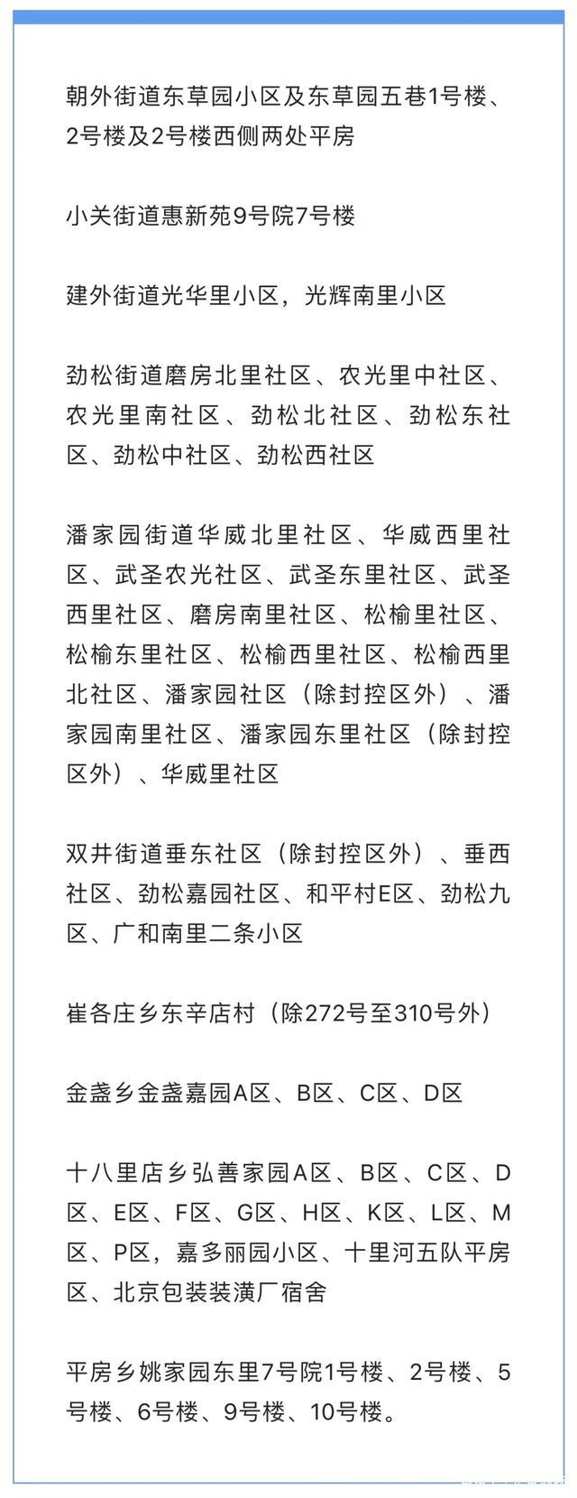 好消息，北京朝阳多区域解封！封管控时间如何计算，解封有啥条件？官方详解