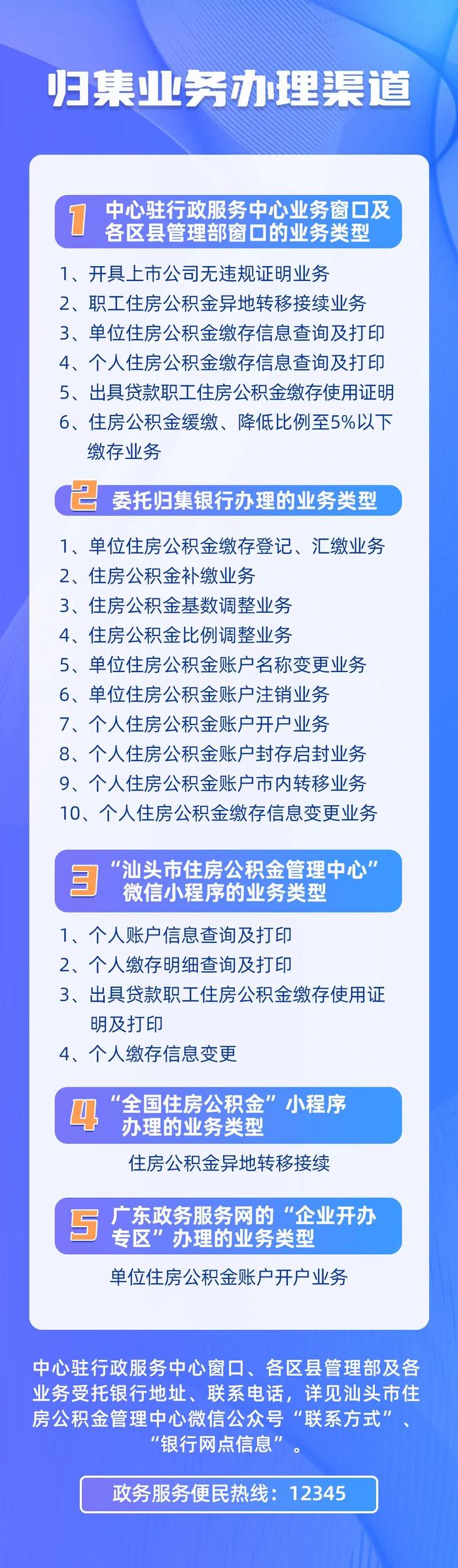 汕头市住房公积金归集业务去哪里办？这篇文章说清楚了→