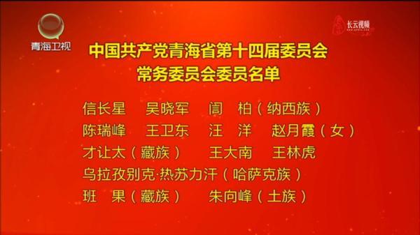 青海选出新一届省委常委，有5张新面孔