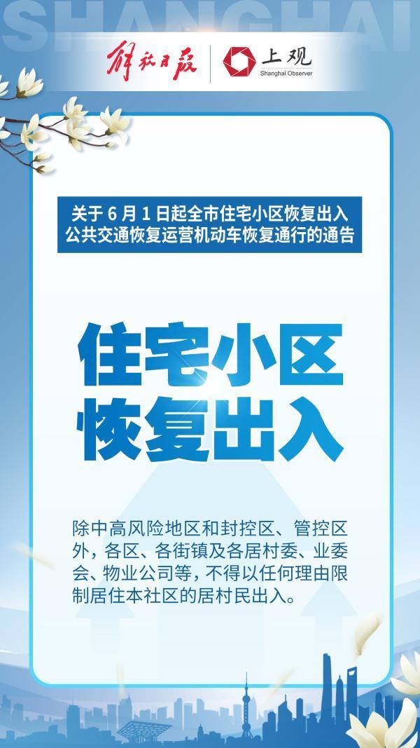 6月1日起有序恢复小区出入、公共交通运营和机动车通行