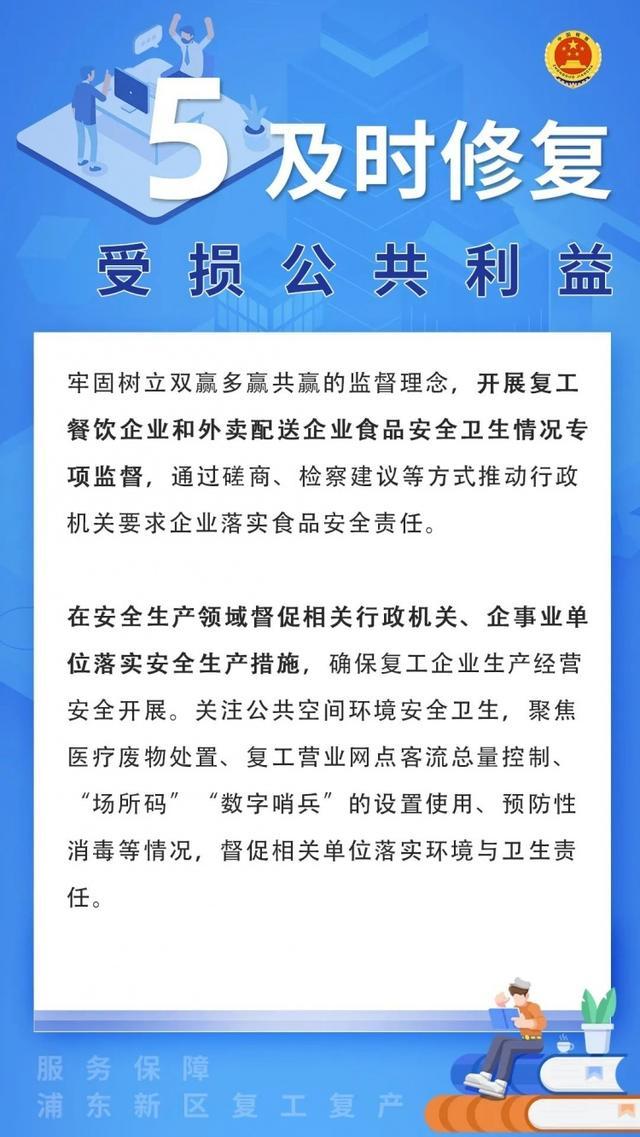 最新！浦东检察院推出九条意见服务保障复工复产