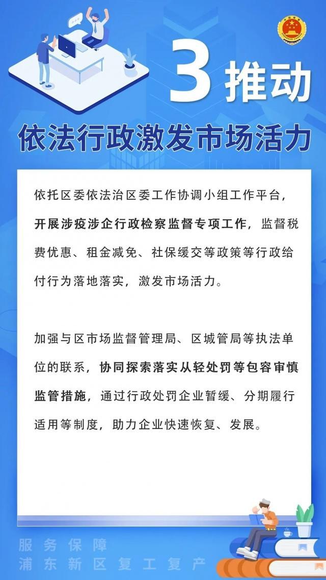 最新！浦东检察院推出九条意见服务保障复工复产