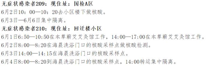 内蒙古二连浩特公布部分确诊病例（无症状感染者）主要行程轨迹